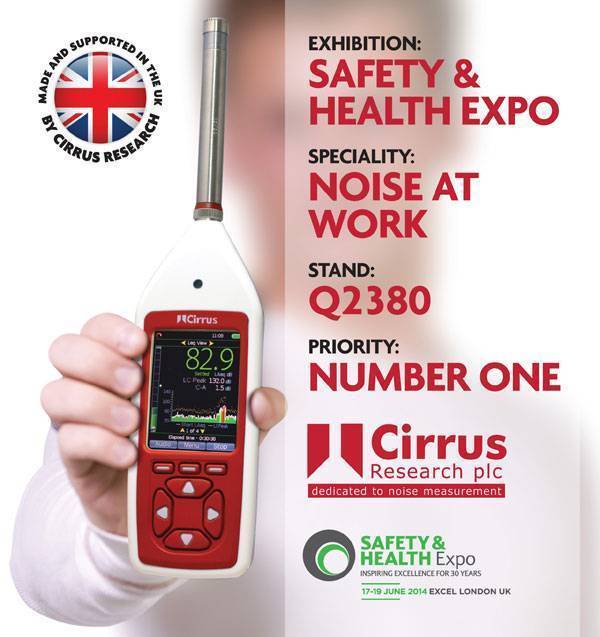 See Cirrus at Safety & Health Expo 2014 on stand Q2380