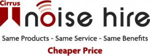 Noise Hire. Same Products. Same Service. Same Benefits. Cheaper Price