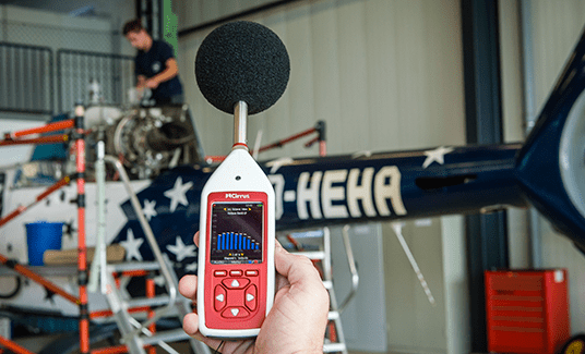 optimus sound level meter measuring noise levels