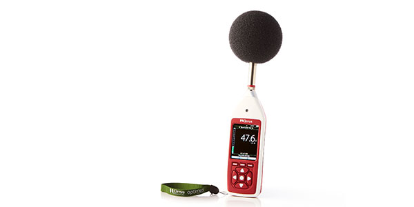 An image showing the Cirrus Research Optimus+ Green environmental noise meter