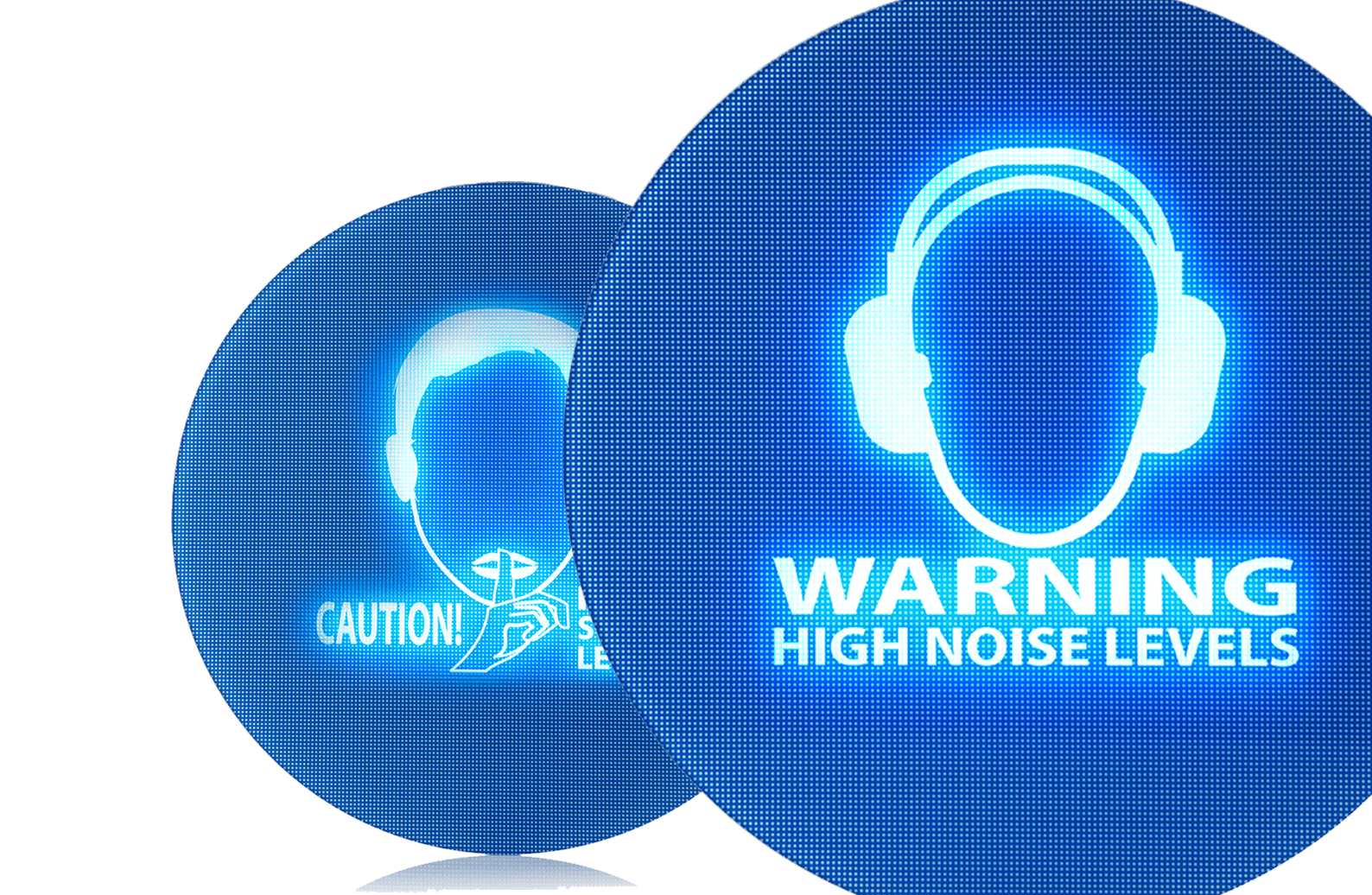 SoundSign noise-activated warning sign